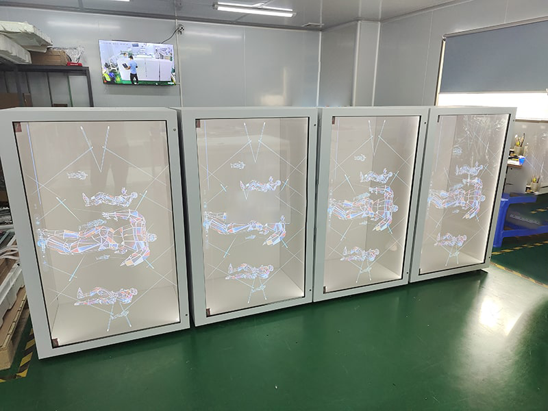 自由贸易实验区｜LCD嵌入式透明柜