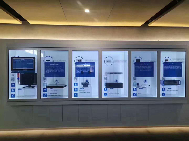 企业展厅｜LCD嵌入式透明柜(图2)
